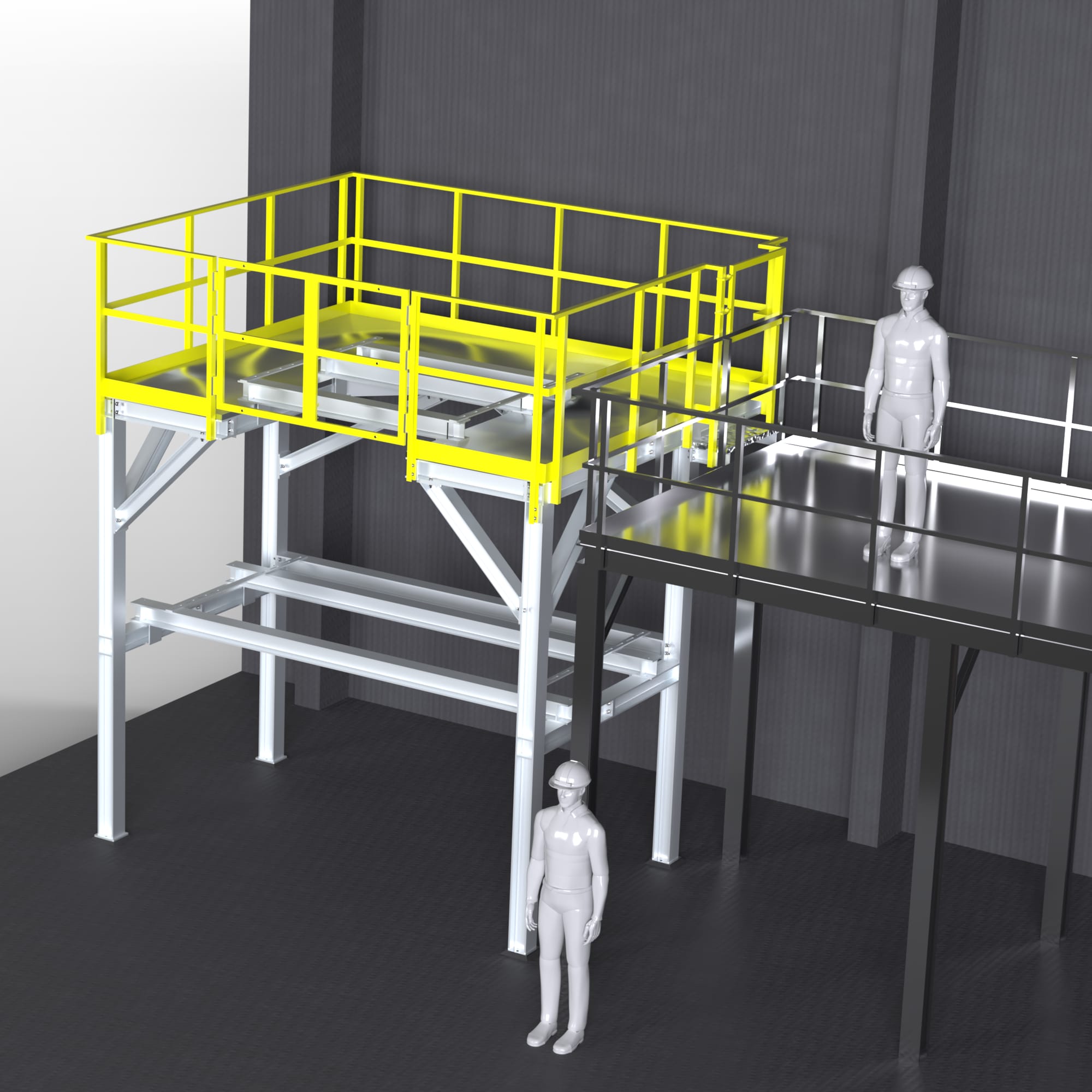 Pumpengerüst – 3D-Konstruktion – Bild 1
