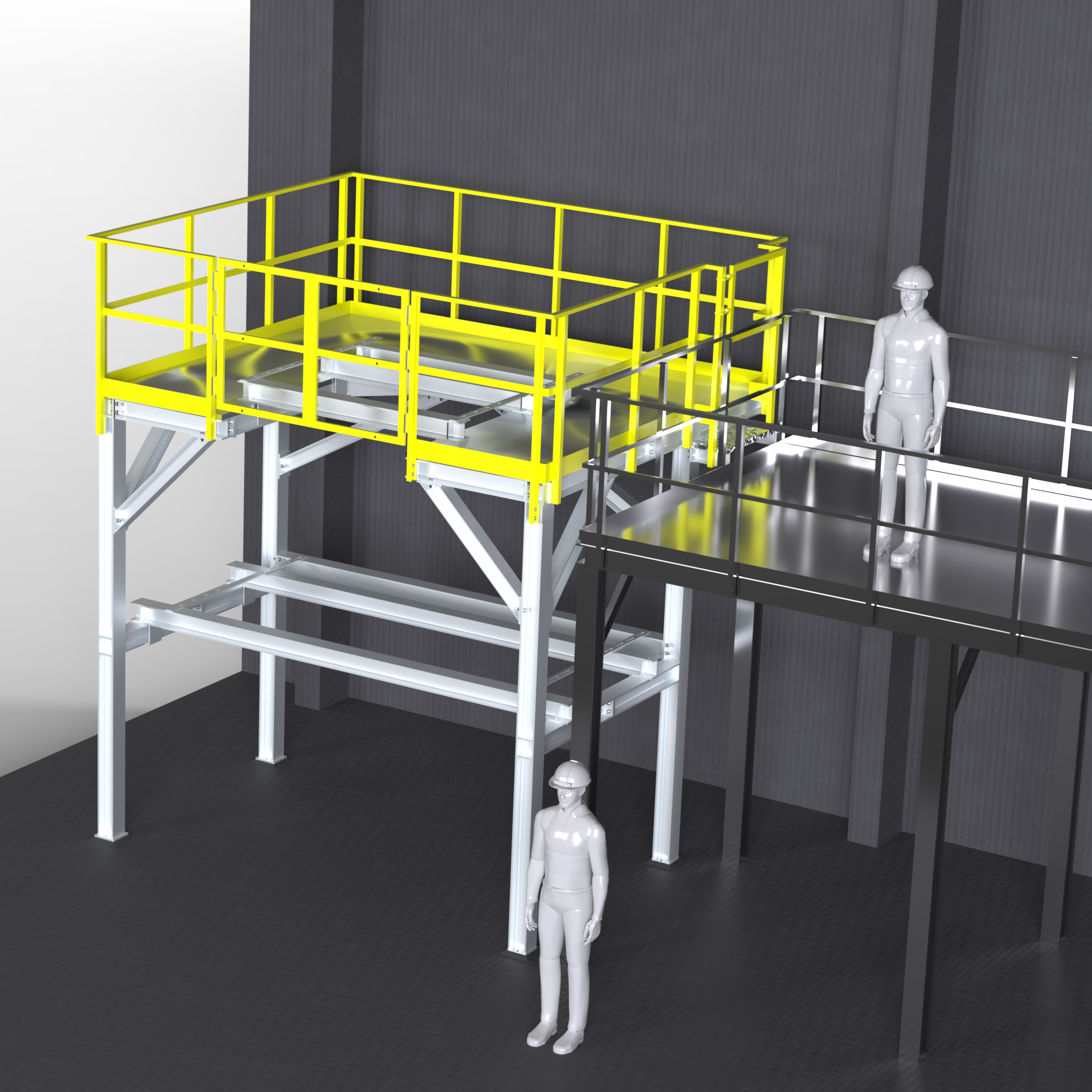 Pumpengerüst – 3D-Konstruktion – Bild 1