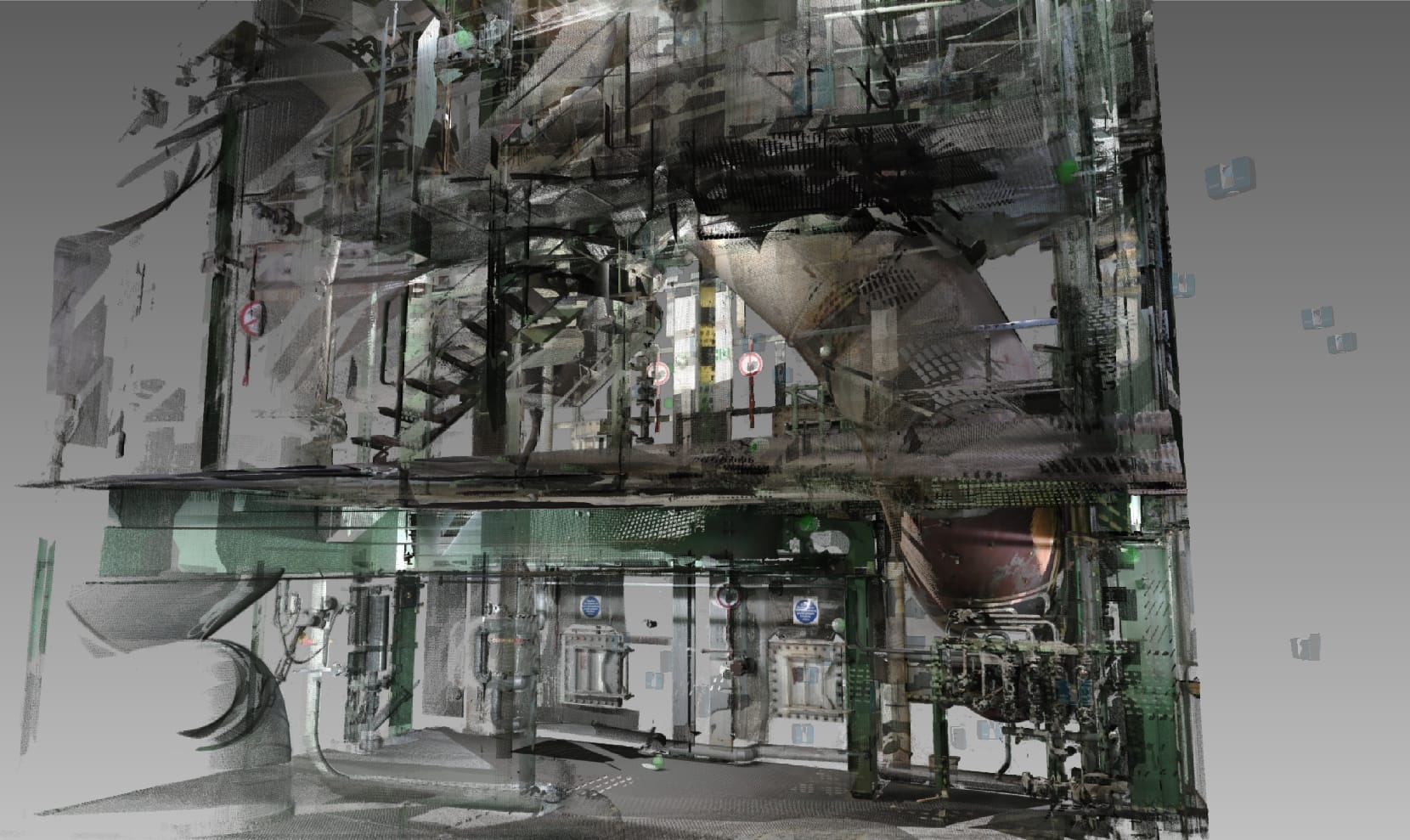 Spießleitung – Punktwolke und 3D-Modell – Bild 1